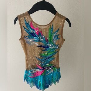 Girl Rhythmic Gymnastics leotard